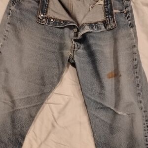 Levi's Light Blue Relaxed Fit Jeans Some Stainsa